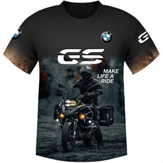 เสื้อยืดลําลอง พิมพ์ลาย Bmw Lone Rider 3 Dri-Fit 3D สําหรับผู้ชาย 2023