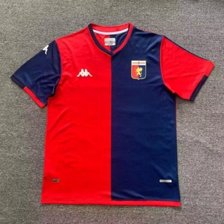 เสื้อกีฬาแขนสั้น ลายทีมชาติฟุตบอล Genoa ทีมเหย้า 23-24 ไซซ์ S-XXL ชุดเหย้า สําหรับผู้ชาย AAA