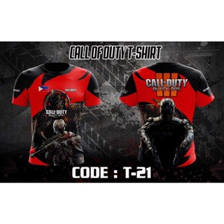 เสื้อยืดลําลอง แขนสั้น พิมพ์ลาย Call Of Duty 3D ขนาด S-5XL 100-160 ซม. 2023 hshD X3aY 2023