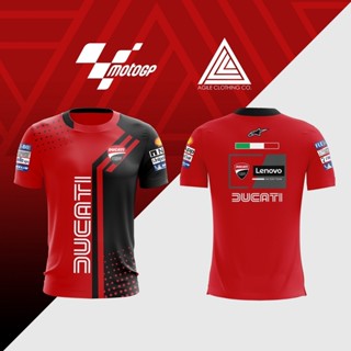 เสื้อยืดลําลอง แขนสั้น ทรงหลวม ลาย Motogp Racing Ducati Sublimation สําหรับผู้ชาย 2023