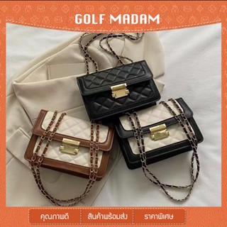 GOLF MADAM GF-F054 กระเป๋าสะพายข้างผู้หญิง  หนังพรีเมี่ยม