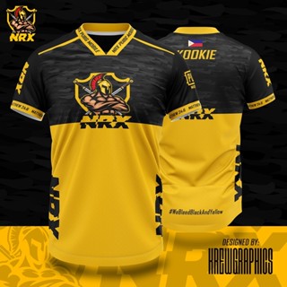 เสื้อกีฬา NRX PUBGM ESPORTS JERSEY ฟรีชื่อเล่นที่กําหนดเอง 2023