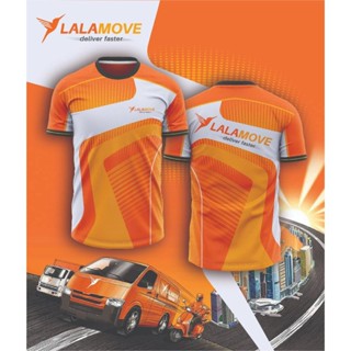 ใหม่ เสื้อยืด พิมพ์ลาย Lalamove Sublimation 3 มิติ