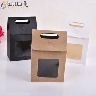 Buttterfly กระดาษคราฟท์ PVC 6 ชิ้น สําหรับของขวัญ งานแต่งงาน งานเลี้ยงวันเกิด