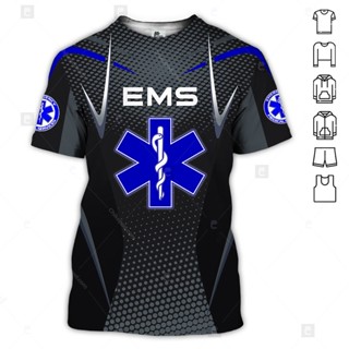 เสื้อเชิ้ต พิมพ์ลาย EMS 3 มิติ สําหรับผู้ชาย