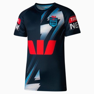 เสื้อกีฬารักบี้ ลาย Harvey Norman QLD Maroons 2023 QUEENSLAND STATE OF ORIGIN NSW BLUES สําหรับฝึกซ้อมรักบี้