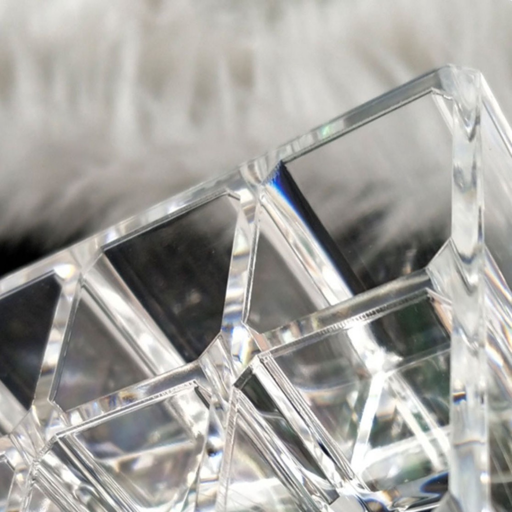 พร้อมส่ง🧣 แท่นวางเก็บเครื่องสำอางและใส่เครื่องประชั้นวางลิปสติกอะคริลิก มีฝาปิด เก็บลิปสติก กล่องเก็บลิปสติกป้องกันฝุ่น - รูปที่ 4