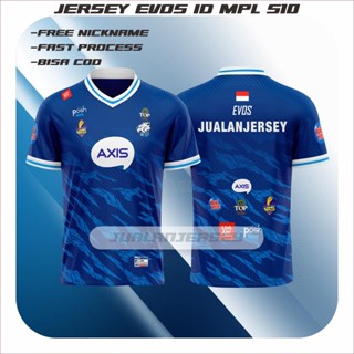 เสื้อยืด พิมพ์ลาย Jersey EVOS 2023 MPL S11 Baju Lelaki ระบายอากาศ แห้งเร็ว คุณภาพสูง