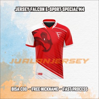 เสื้อกีฬา FALCON ESPORT MYANMAR SPECIAL M4 ฟรีชื่อนิกเกิลที่กําหนดเอง