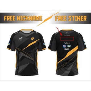 Jersey GAMING เสื้อยืดลําลอง แขนสั้น พิมพ์ลาย RRQ ESPORT 2023 MOBILE LEGEND PUBG AOV