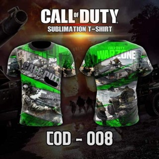 แจ้งเตือนการออกแบบใหม่ !! เสื้อยืด แขนสั้น พิมพ์ลาย CALL OF DUTY FULL SUBLIMATION 7GfX