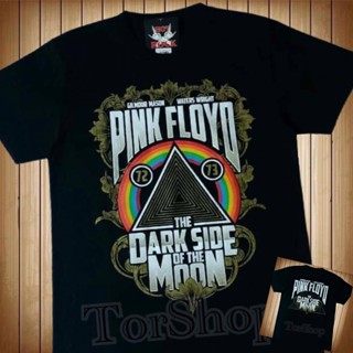 ส่งฟรี เสื้อยืด ลายวงร็อคย่าห์แอนด์ฮ้อทร็อค 3D PINKFLOYD สกรีน HD สีดํา สไตล์วินเทจ ยุค 90