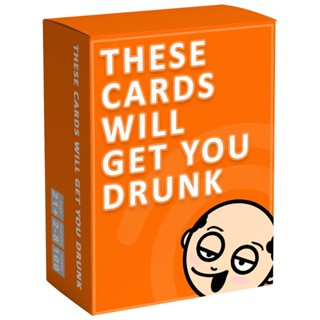 การ์ดเกมกระดานเมาท์ภาษาอังกฤษ การ์ดเกมปาร์ตี้ ขายส่ง การ์ดเหล่านี้ Will Get You Drunk