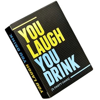 การ์ดเกมดื่ม You Laugh You สําหรับครอบครัว