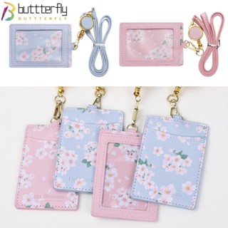 Buttterfly ที่ใส่บัตรประจําตัวประชาชน ลายเชอร์รี่ บัตรรถบัส