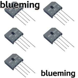 Blueming2 วงจรเรียงกระแสไดโอด เฟสเดียว KBU2510 4-Pin 1000V คลื่นเต็ม 25A 5 ชิ้น