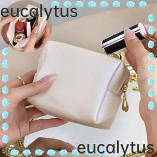 Eucalytus1 กระเป๋าเครื่องสําอาง กระเป๋าใส่เหรียญ มีซิป ขนาดเล็ก กันน้ํา สวยงาม สําหรับเดินทาง