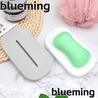 Blueming2 กล่องสบู่พลาสติก ทรงสี่เหลี่ยม สองชั้น 4 สี พร้อมฝาปิด 2 ชิ้น