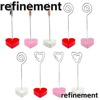 Refinement คลิปหนีบรูปภาพ ตัวเลข ไม้ ทรงสี่เหลี่ยม ทรงกลม สําหรับตั้งโต๊ะ วันฮาโลวีน