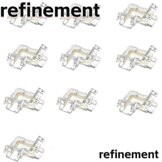 Refinement คลิปสายไฟ LED รูปตัว L 5 มม. 8 มม. 10 มม. 2PIN 3PIN 4PIN 5 ชิ้น