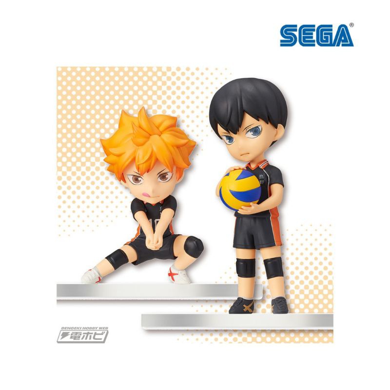 ของแท้ พร้อมส่ง Haikyuu Mini Display Figure Hinata Kageyama Anime Sega ไฮคิว volleyball