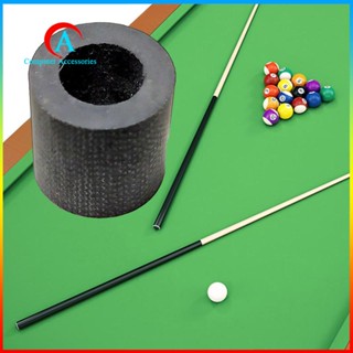 [ Black Billiard Cue Ferrule เครื่องมือซ่อมแซม น้ําหนักเบา สําหรับไม้คิวพูล