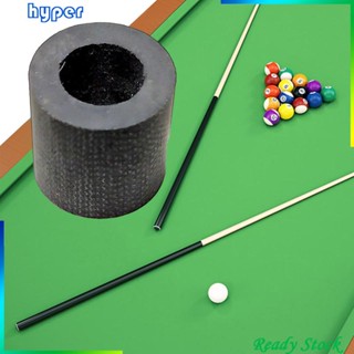 [ Black Billiard Cue Ferrule เครื่องมือซ่อมแซม น้ําหนักเบา สําหรับไม้คิวพูล