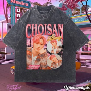 เสื้อยืด โอเวอร์ไซซ์ พิมพ์ลาย Wimtwentysix "choisan ateez kpop" | เสื้อยืด สไตล์วินเทจ