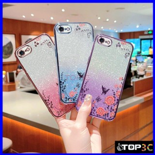 เคส Iphone 7 / iPhone 8 / SE 2020 เคสโทรศัพท์ ลายผีเสื้อกระพริบ MMHY