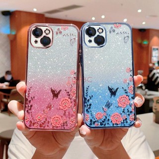 เคส iPhone 13 iPhone 14 เคสโทรศัพท์แฟชั่น ประดับเพชร เกรดสูง HYE