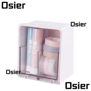 Osier1 กล่องพลาสติก 2 ช่อง ทําความสะอาดง่าย สีขาว สําหรับจัดเก็บของ