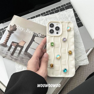 เคสโทรศัพท์มือถือ ลายอัญมณี เรียบง่าย สําหรับ iPhone 14promax 13 11 QYJS 12Pro 11 11promax 14pro 12 14 13pro