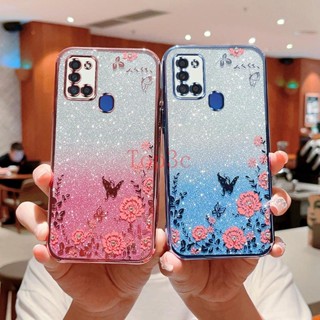 เคส Samsung A21S A20S A20 A30 A22 4G A22 5G เคสโทรศัพท์แฟชั่น ประดับเพชร เกรดสูง HYE