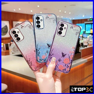 เคส Samsung A04S A14 เคสโทรศัพท์มือถือ ลายผีเสื้อกระพริบ สําหรับ Samsung A04S A14 A13 5G A24 A34 5G A13 4G A32 A52 A52S A72 MMHY