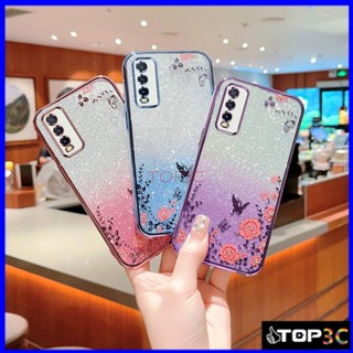 เคส Vivo Y20 Y12S เคสโทรศัพท์มือถือ ลายผีเสื้อกระพริบ สําหรับ Vivo Y20 Y12S Y20i Y12A Y20S MMHY