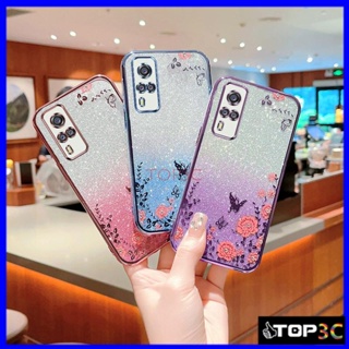 เคส Vivo Y31 Y51 Y51S เคสโทรศัพท์มือถือ ลายผีเสื้อกระพริบ สําหรับ Vivo Y31 Y51 Y51S MMHY