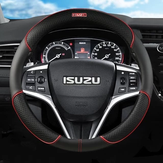 ปลอกหนังหุ้มพวงมาลัยรถยนต์ สําหรับ Isuzu D-Max & Etc MUX APV Ignis Edition VGS TROOPER DIABLO