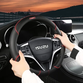 ปลอกหนังหุ้มพวงมาลัยรถยนต์ สําหรับ Isuzu D-Max & Etc MUX APV Ignis Edition VGS TROOPER DIABLO