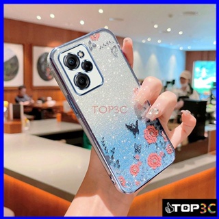 เคส Poco X5 Pro 5G เคสโทรศัพท์มือถือ ลายผีเสื้อกระพริบ สําหรับ Poco X5Pro 5G MMHY