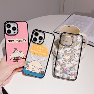 เคสป้องกันโทรศัพท์มือถืออะคริลิค แบบแม่เหล็ก ลายเป็ด สําหรับ iPhone 11 14 12 13 Pro Max