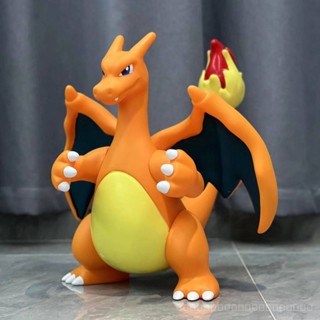 ((พร้อมส่ง) โมเดลฟิกเกอร์ Pokémon Charizard Charizard ขนาดใหญ่ สําหรับตกแต่ง VOKF