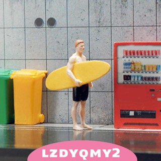 [Lzdyqmy2] โมเดลฟิกเกอร์เด็กผู้ชาย 1:64 ขนาดเล็ก สําหรับถ่ายรูปภูมิทัศน์ รถไฟ