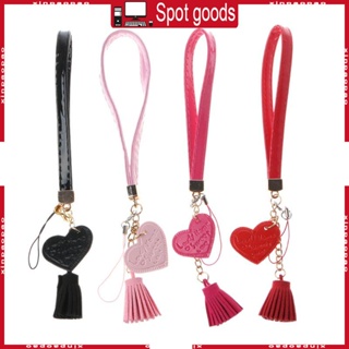 Love Heart Tassel Hand Wrist Lanyard Strap String for Phone phone 7 8 X 6  Xiaom