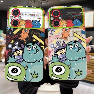 เคส Huawei P20 P30 P40 P50 P60 Pro Lite PLUS Mate 20 30 40 50 Pro เคสโทรศัพท์มือถือ ซิลิโคนนุ่ม PU ลายการ์ตูนมอนสเตอร์น่ารัก สําหรับ