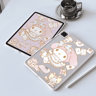 เคสอะคริลิคแข็ง ลายเมโลดี้นั่งได้ สําหรับ IPad 7 8 9 10 Air3 Air4 Air5 10.9 นิ้ว Pro10.5 10.2 นิ้ว Pro11 2018 2020 2021 2022