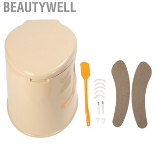 Beautywell Toilet Potty  Travel 396.8 Lb Load Bearing Inner Bucket Indoor Integrated with Paper Holder for Hiking Pregnant Women