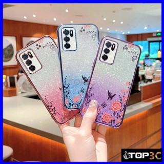 เคส OPPO A16 เคสโทรศัพท์มือถือ ลายผีเสื้อกระพริบ สําหรับ OPPO A16 A17 A58 A57 2022 A77S A78 A16K A17K MMHY