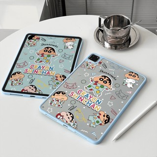 เคสอะคริลิคแข็ง ลายการ์ตูนชินจัง สําหรับ IPad 7 8 9 10 Air3 Air4 Air5 10.9 นิ้ว Pro10.5 10.2 นิ้ว Pro11 2018 2020 2021 2022