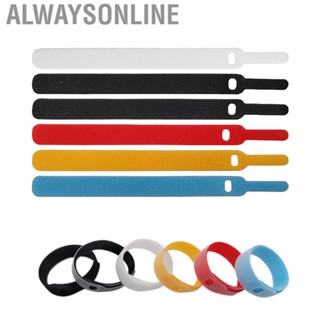 Alwaysonline Data Cable Storage Belt  Hook and Loop Strap Convenient Practical for Office