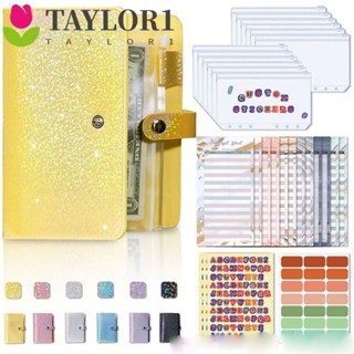 Taylor1 สมุดโน้ตบุ๊ก แพลนเนอร์ รายสัปดาห์ ประหยัดเงิน ขนาด A6 6 หลุม เติมได้ สําหรับนักเรียน